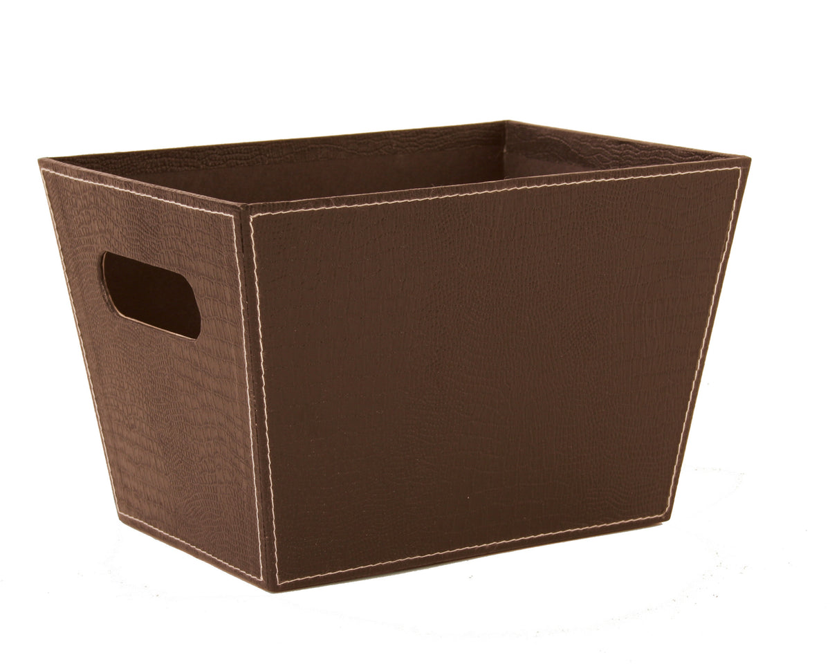 8.25&quot; Brown Decorative Tray-Wald Imports