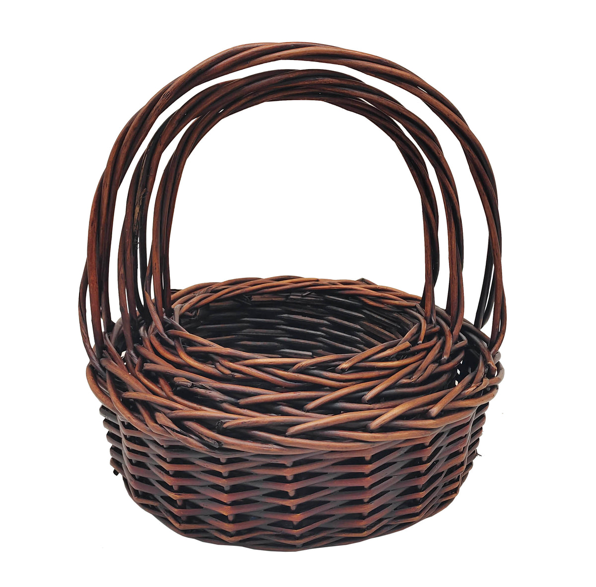 Set of 3 Dark Willow Baskets