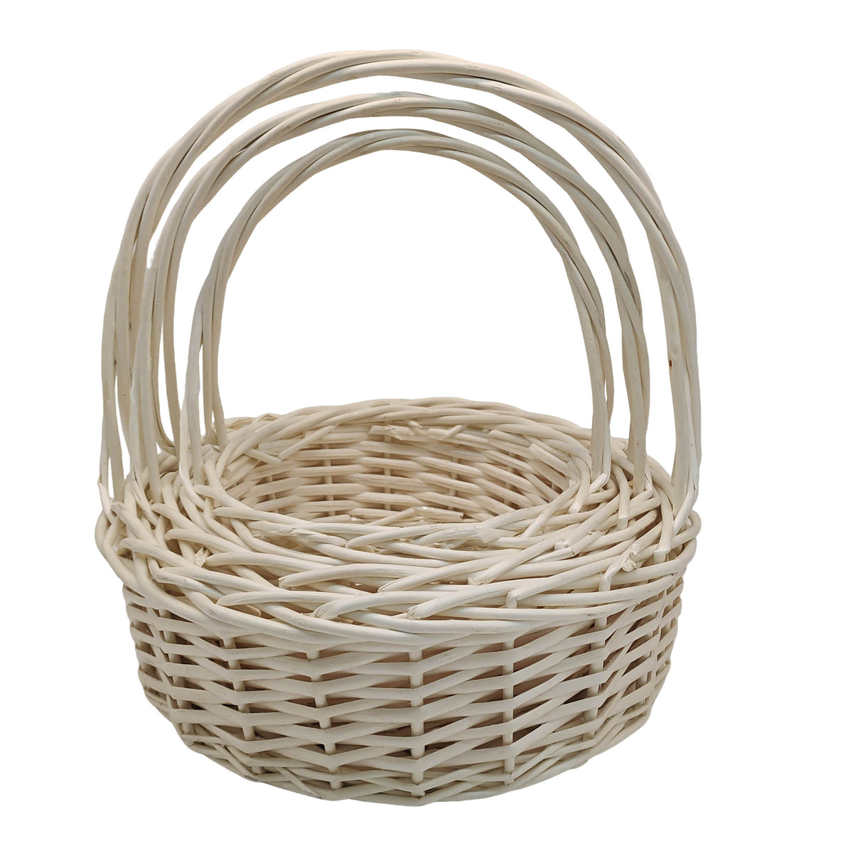 Set of 3 Natural Willow Baskets