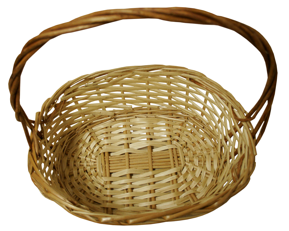 Oval Thick Willow Basket