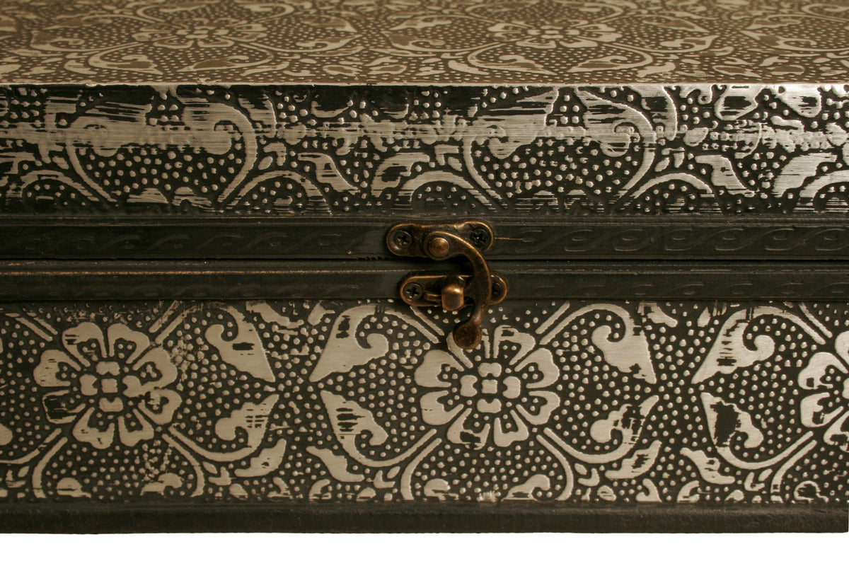 13&quot; Metal &amp; Wood Box