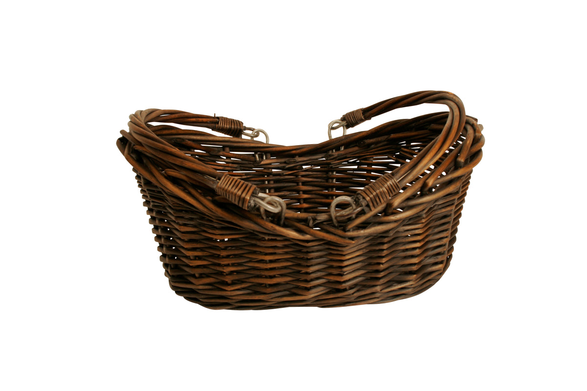 13.5&quot; Brown Willow Basket