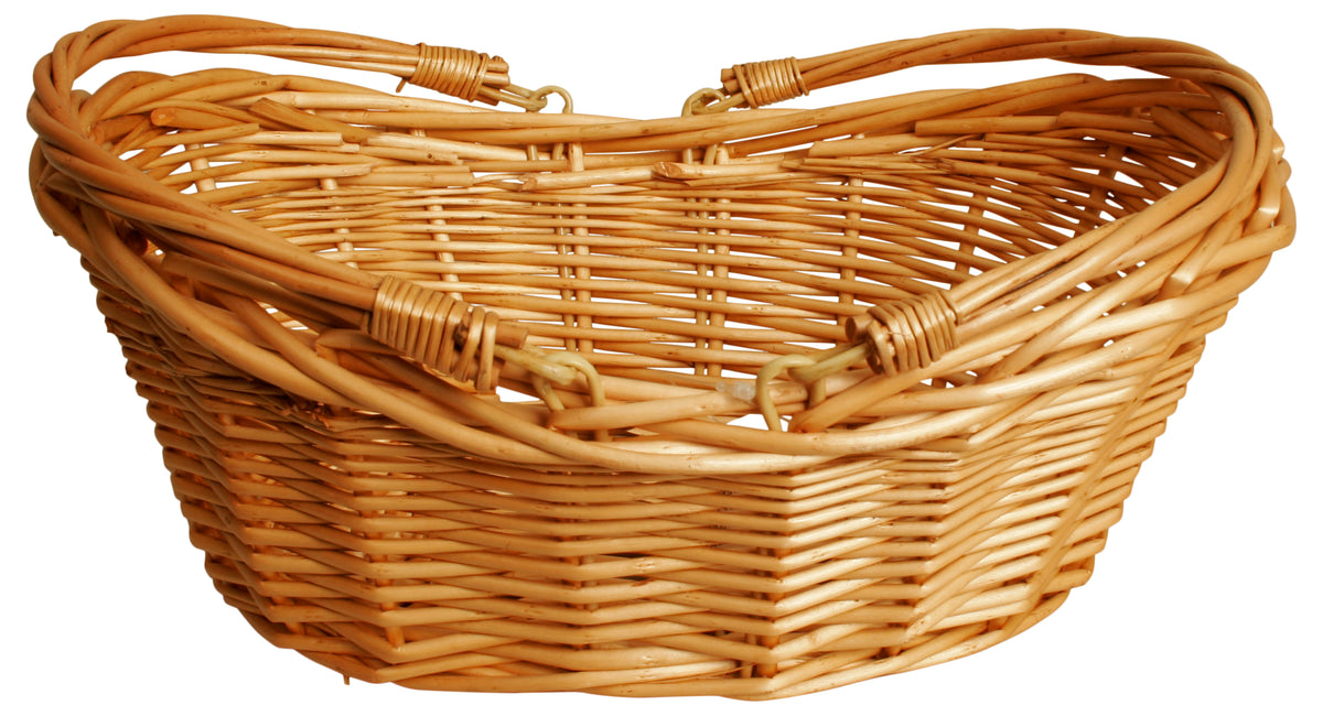 13.5&quot; Honey Finish Willow Basket
