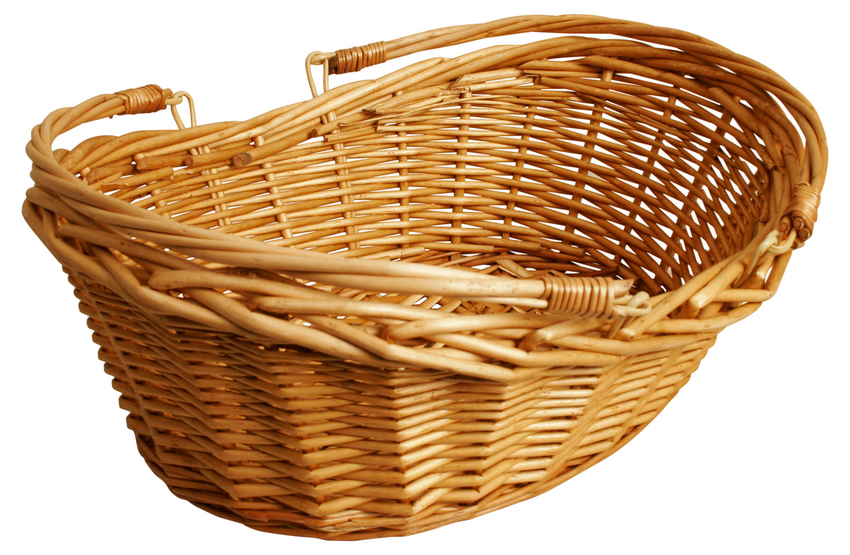13.5&quot; Honey Finish Willow Basket