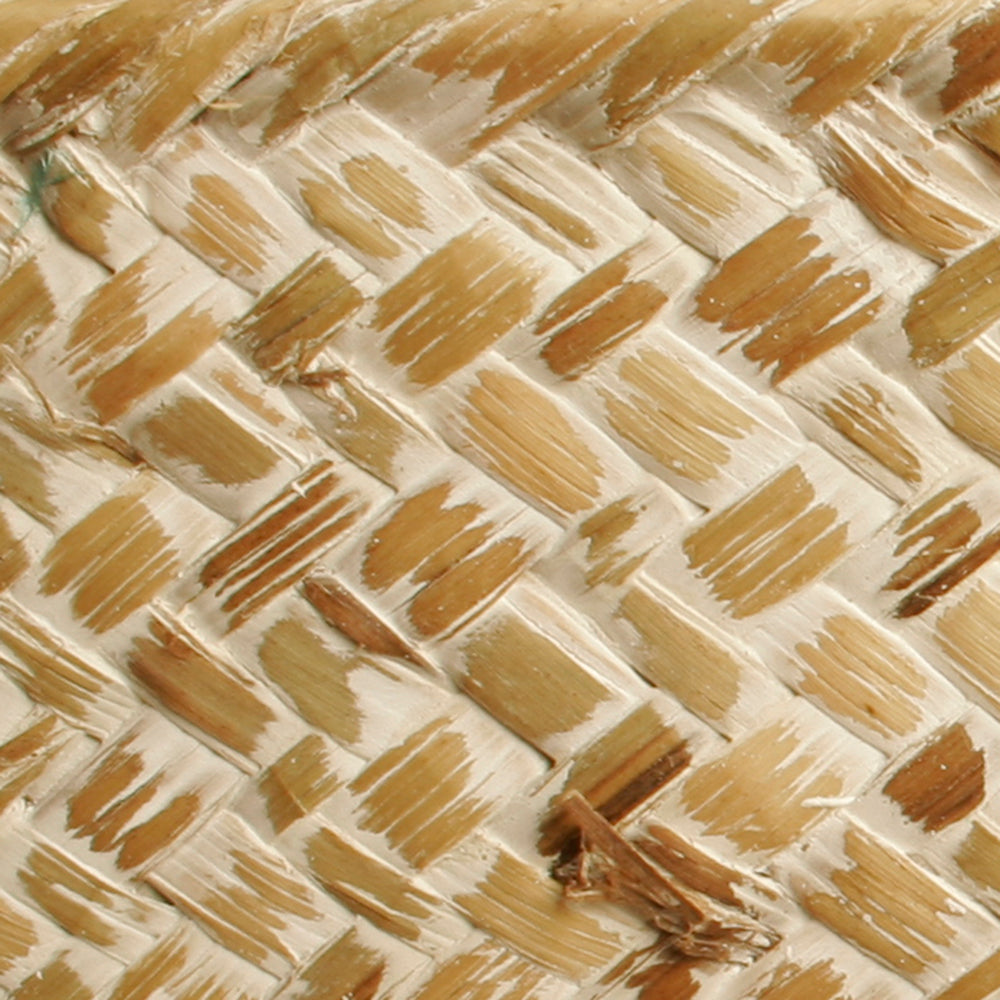 13&quot; Whitewash Seagrass-Reed Basket