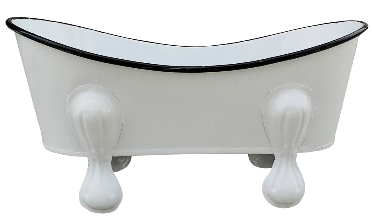 Metal Footed Bathtub Container