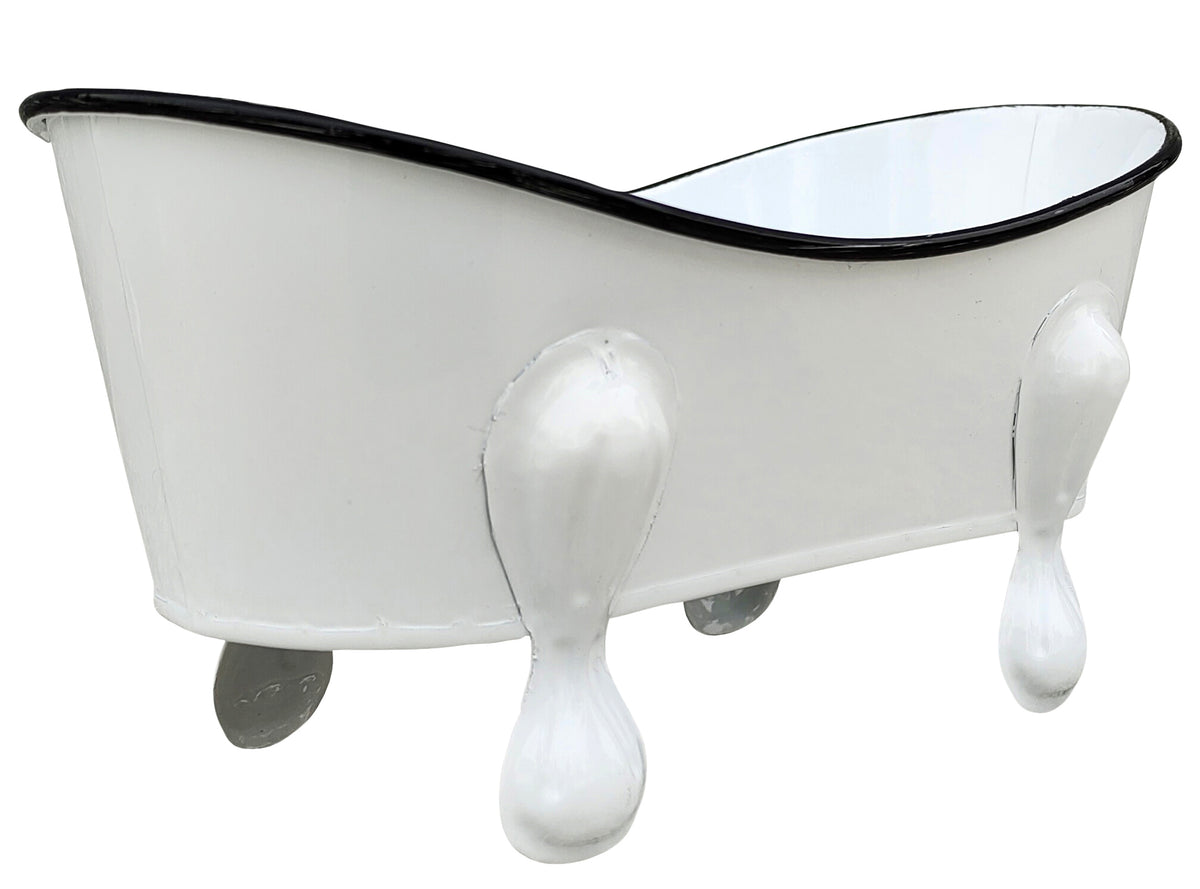 Metal Footed Bathtub Container