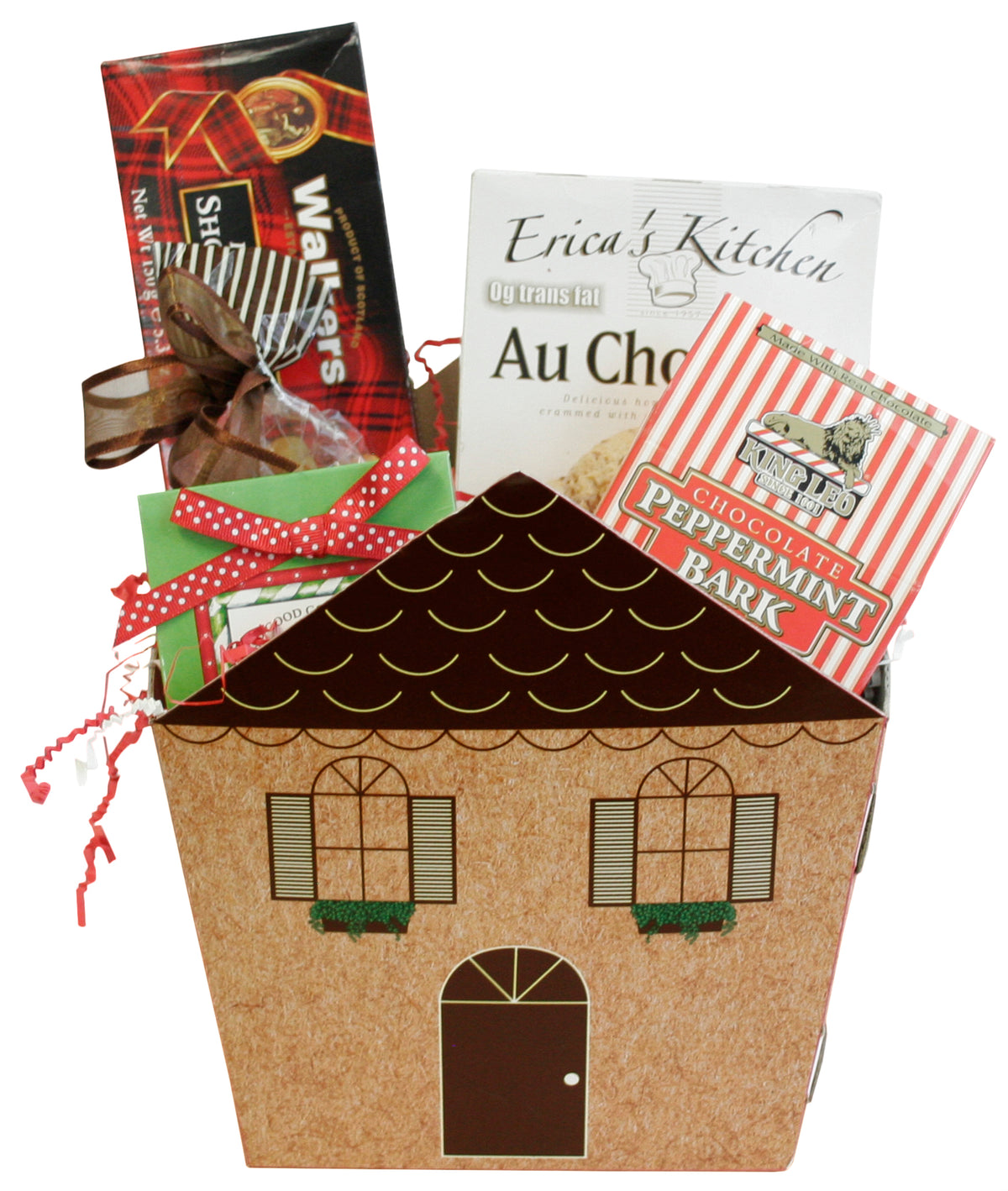 Novelty Paperboard Cottage House Containers