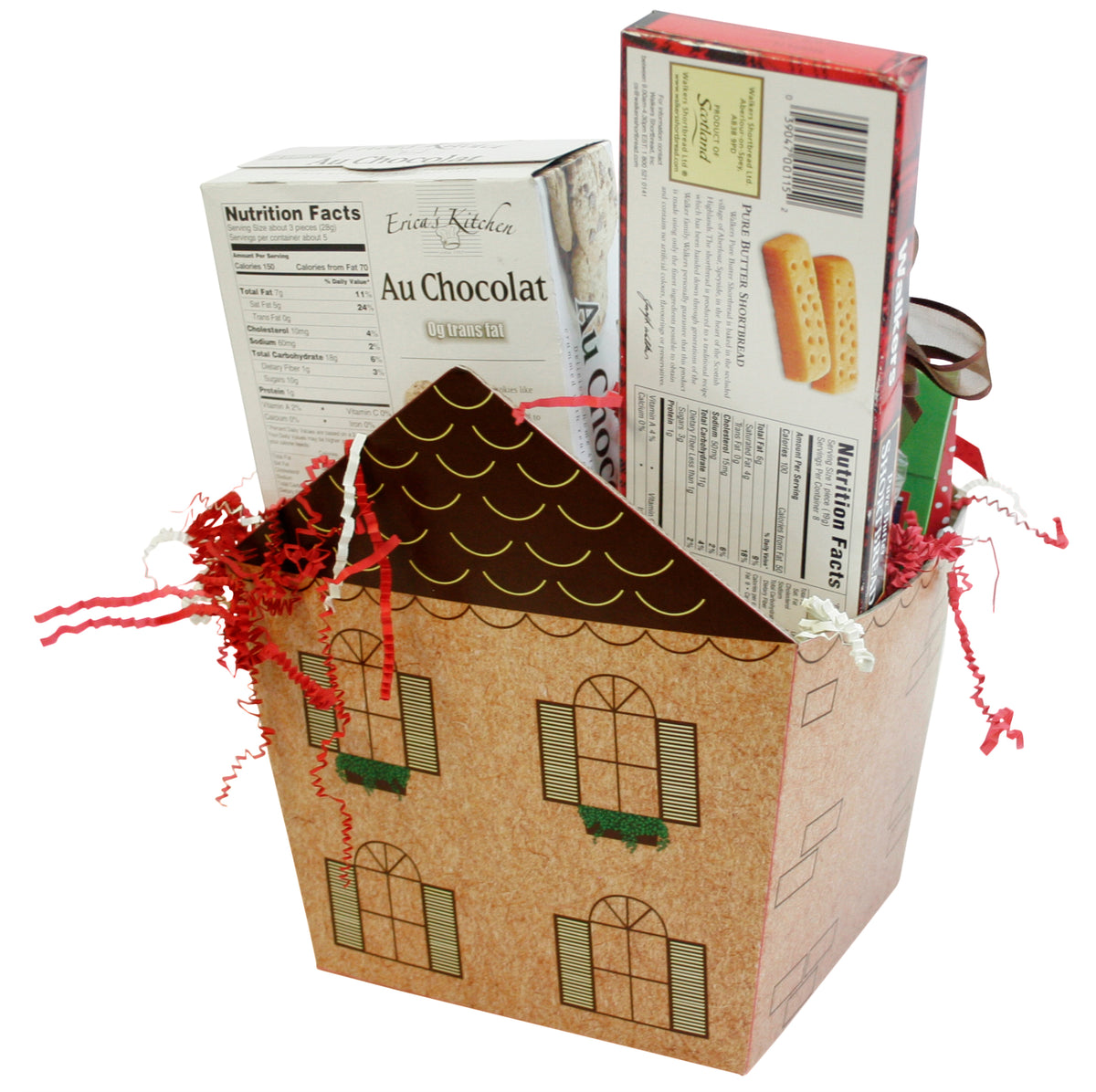 Novelty Paperboard Cottage House Containers