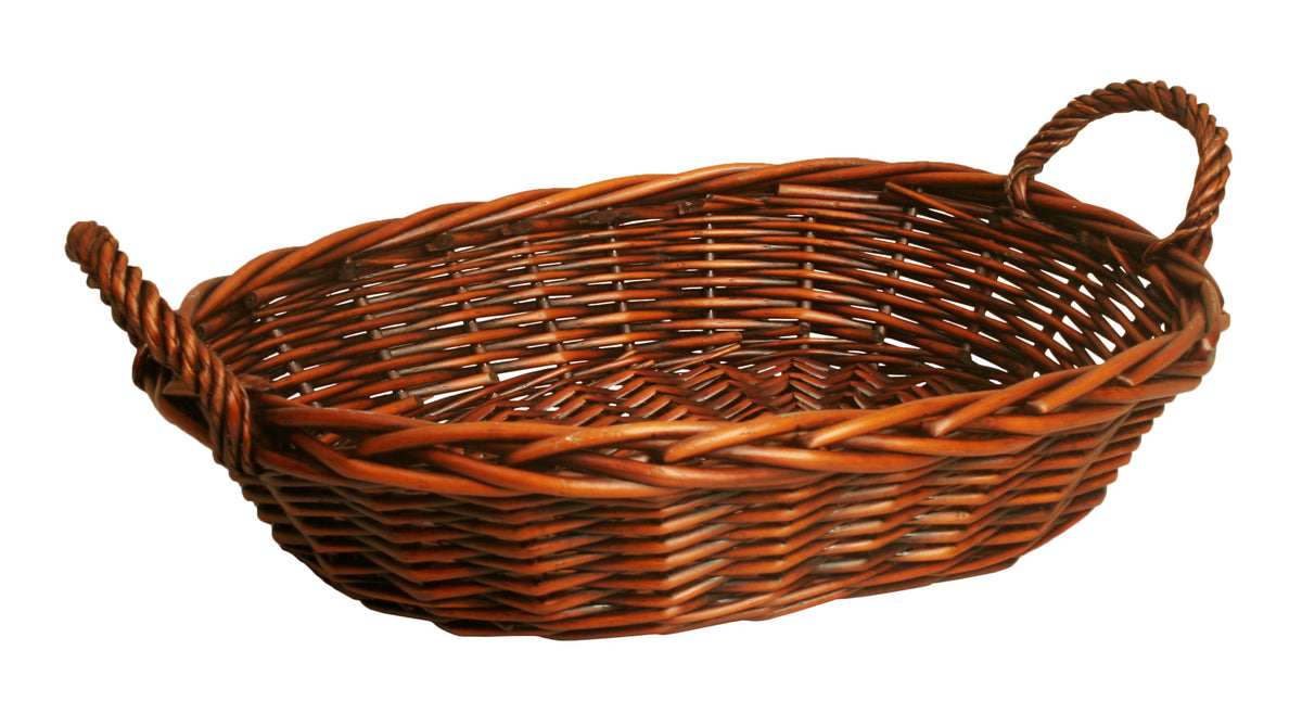 18&quot; OVAL WILLOW BASKET