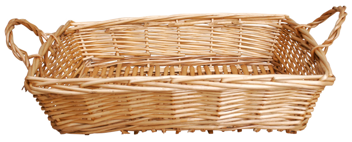 16&quot; Rectangle Honey Willow Basket