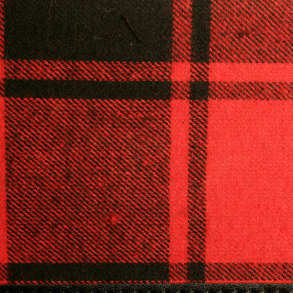 Red &amp; Black Buffalo Plaid Fabric Container