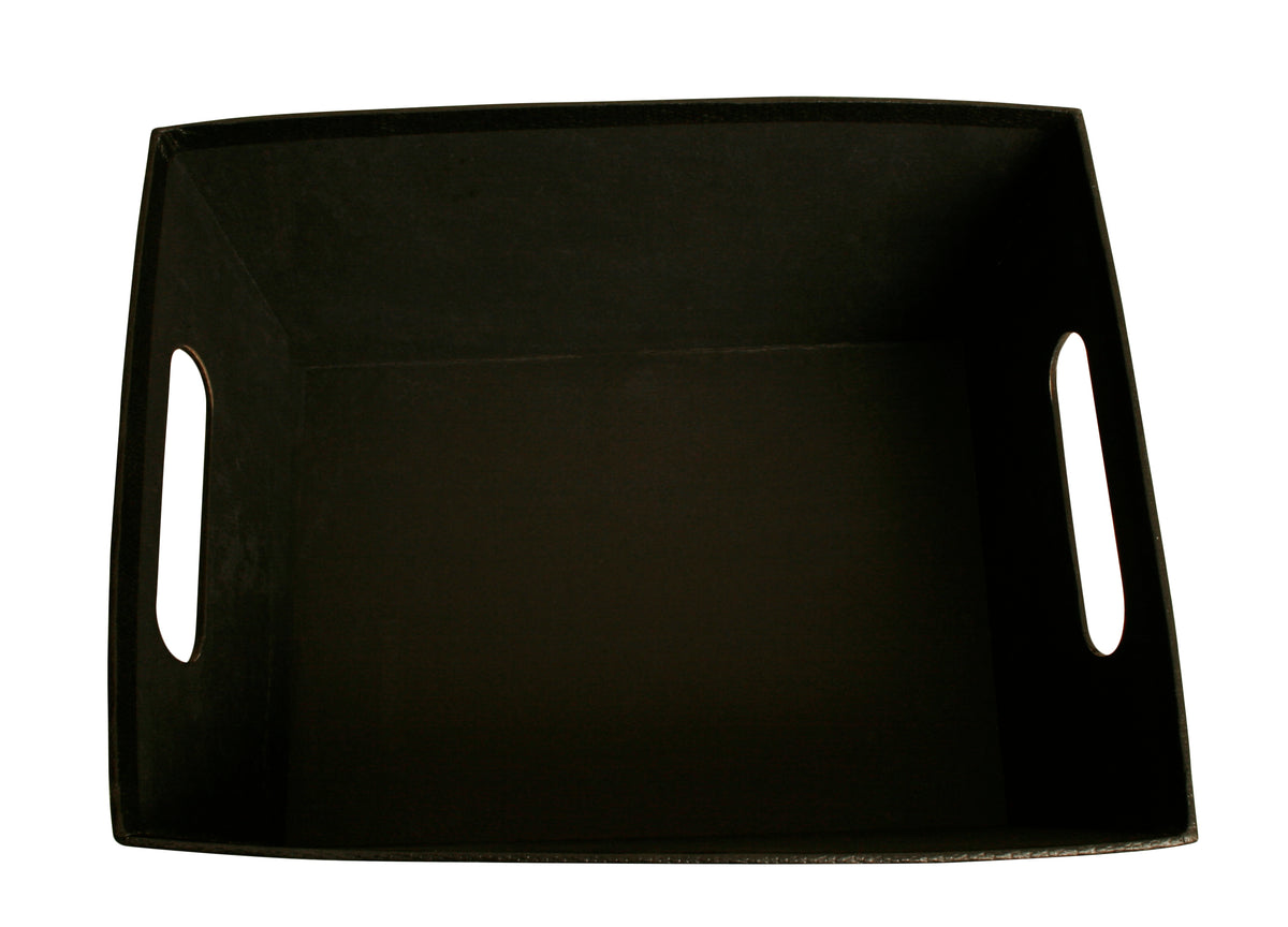 10&quot; Black Decorative Tray