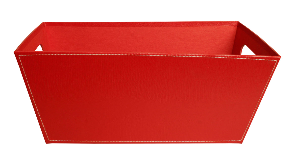 13&quot; Red Paperboard Tote