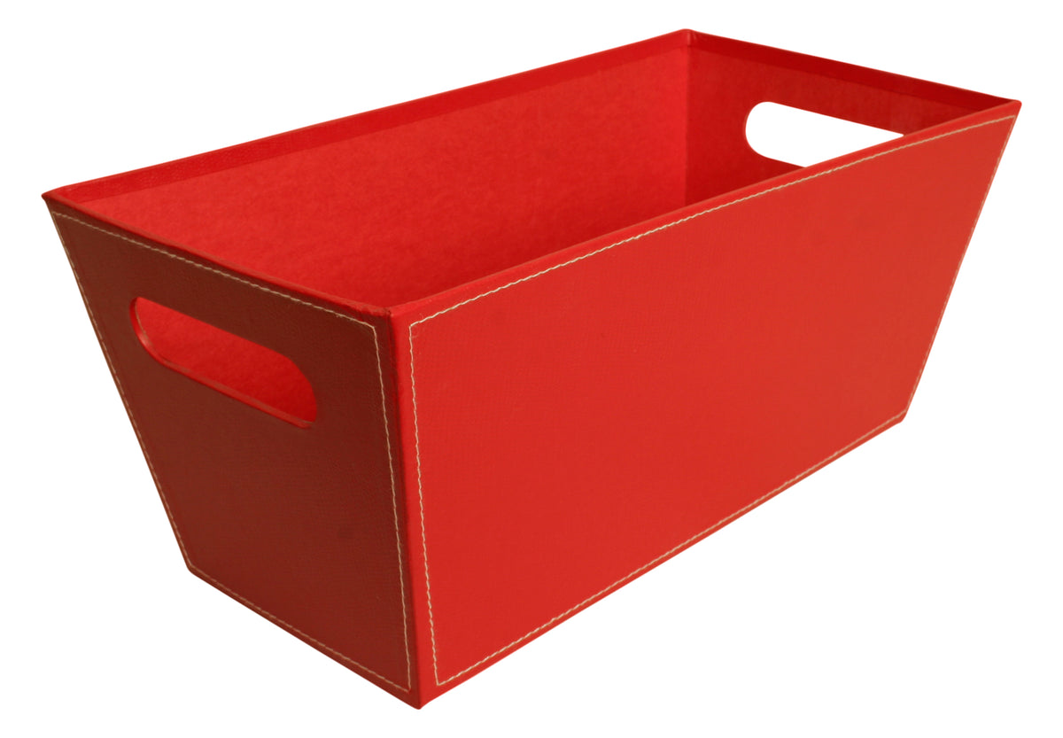13&quot; Red Paperboard Tote