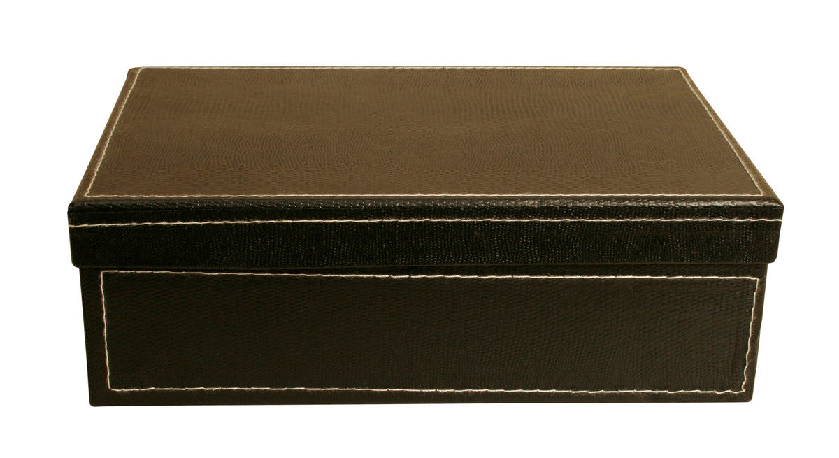 9.5&quot; Black Paperboard Box W/Lid
