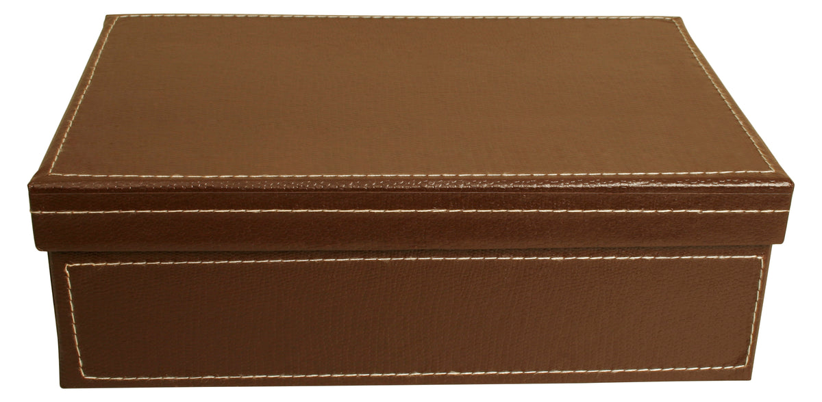 9.5&quot; Brown Paperboard Box W/Lid