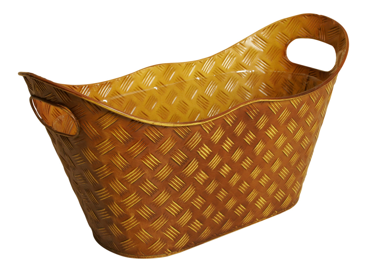 15&quot; Bronze Metal Container