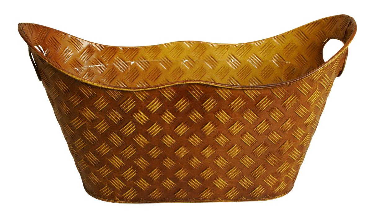 15&quot; Bronze Metal Container