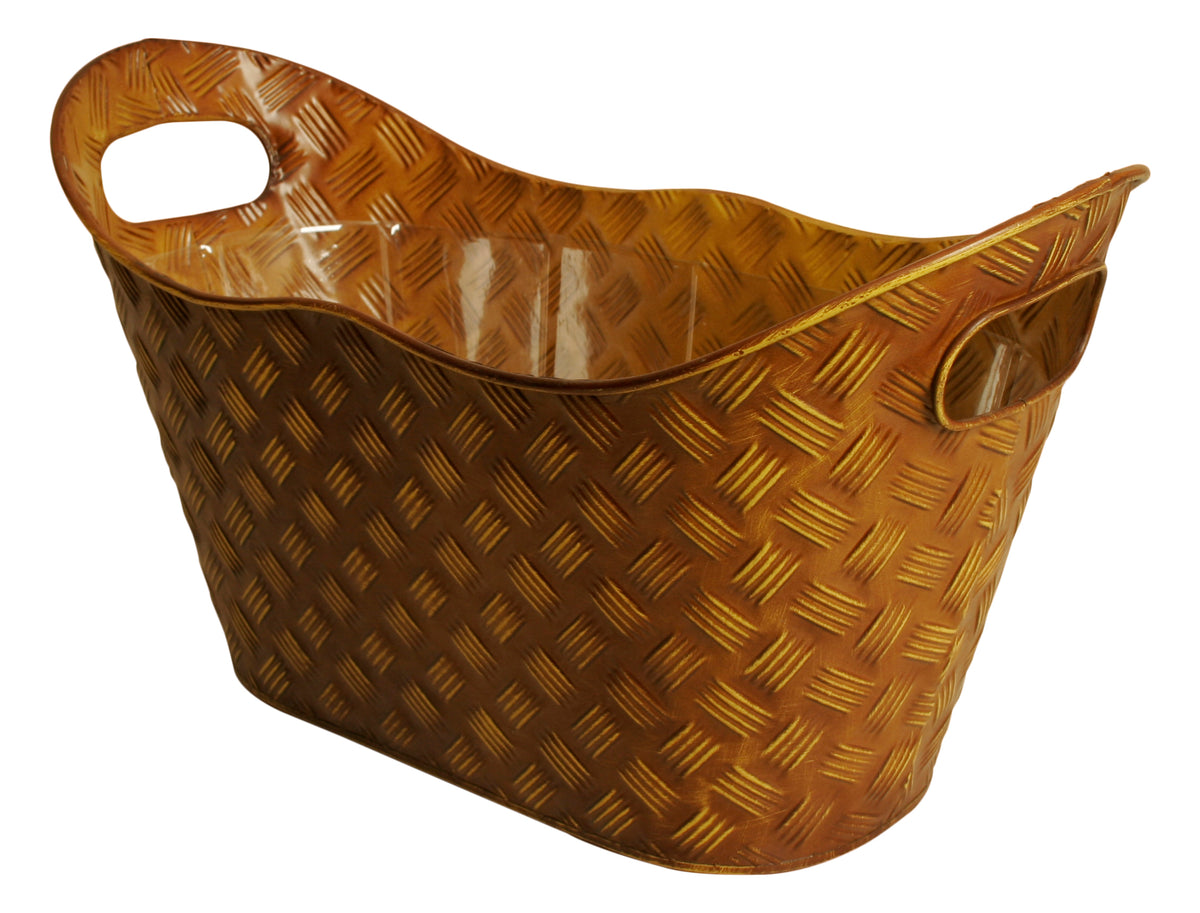 15&quot; Bronze Metal Container