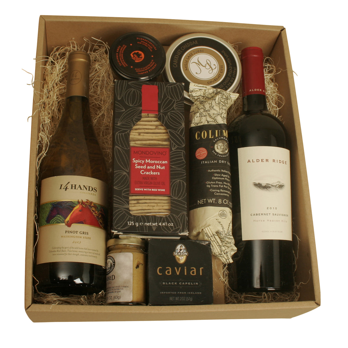 Paperboard Box w/ Double Inserts for Wine Bottle