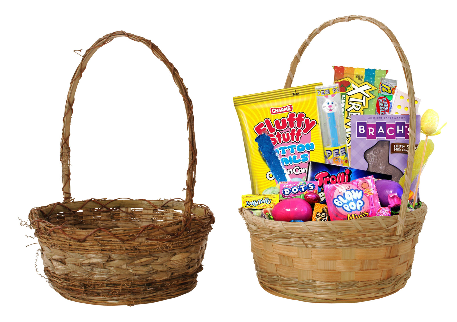 12" Rustic Basket Assortment-Wald Imports