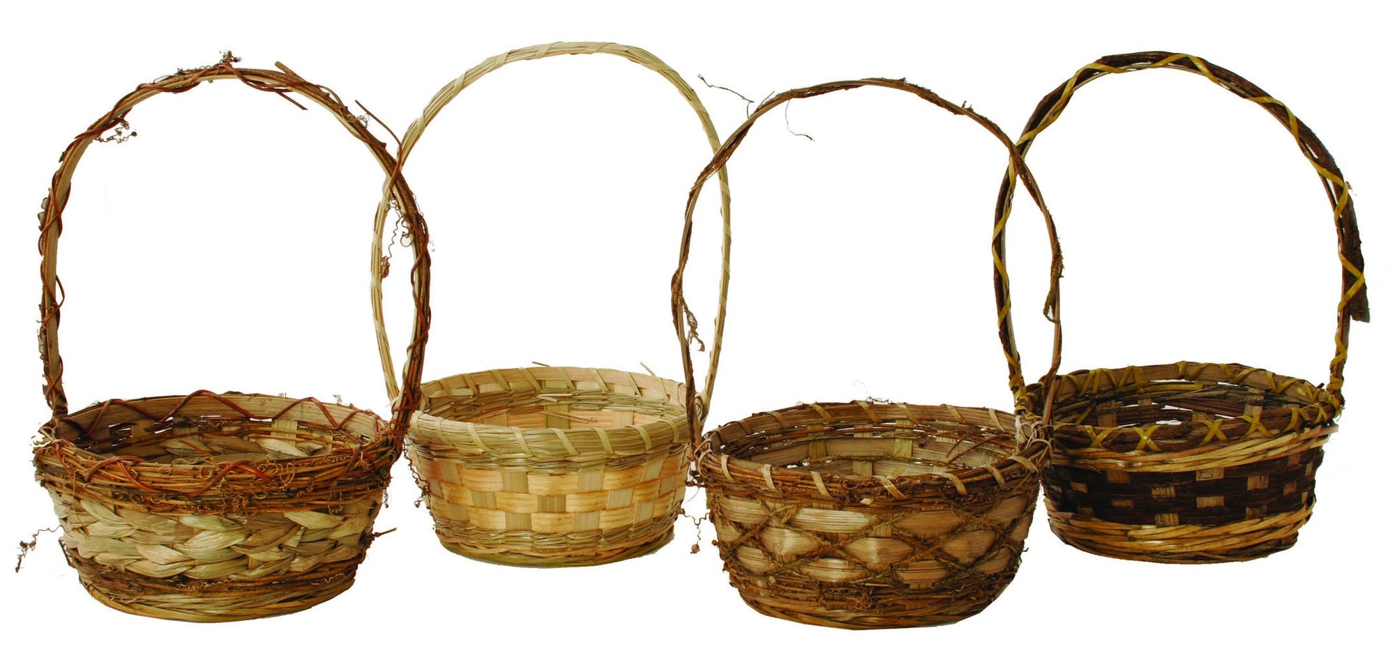 8.5" Rustic Basket Assortment-Wald Imports