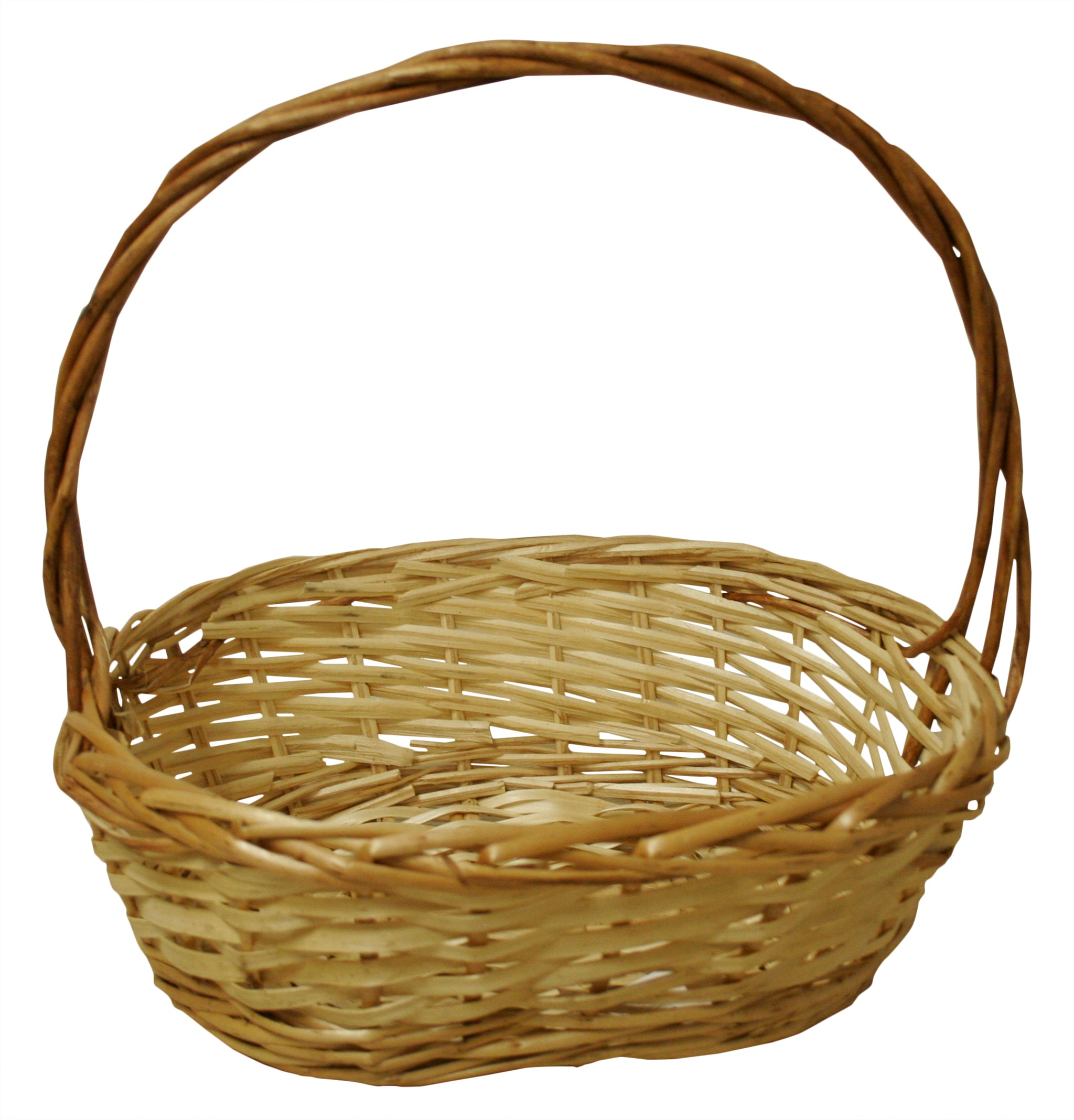 Wicker Basket Gift Baskets Empty Oval Willow Woven Picnic Basket
