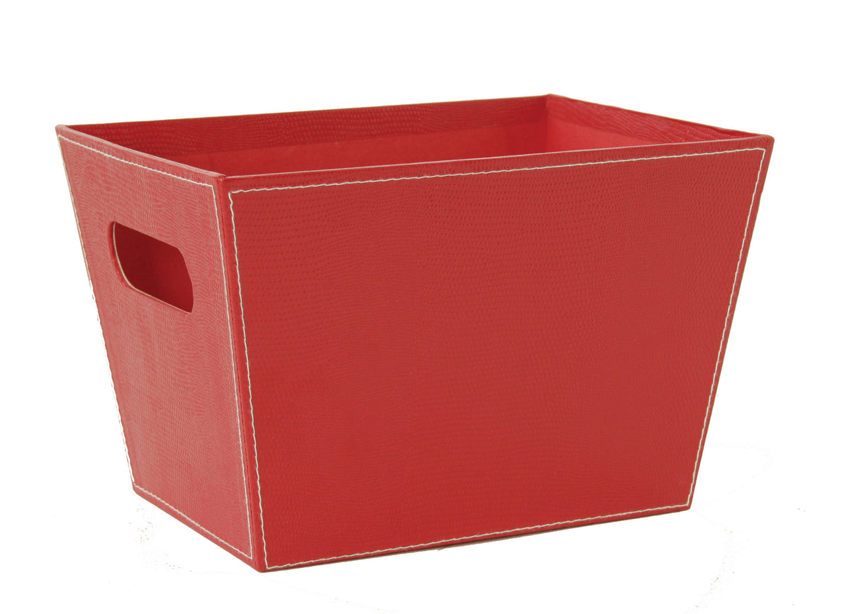 8.25&quot; Red Decorative Tray-Wald Imports