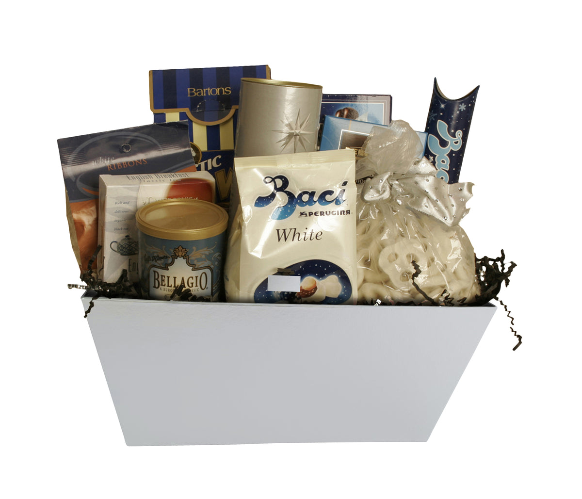 13&quot; Silver Paperboard Tote