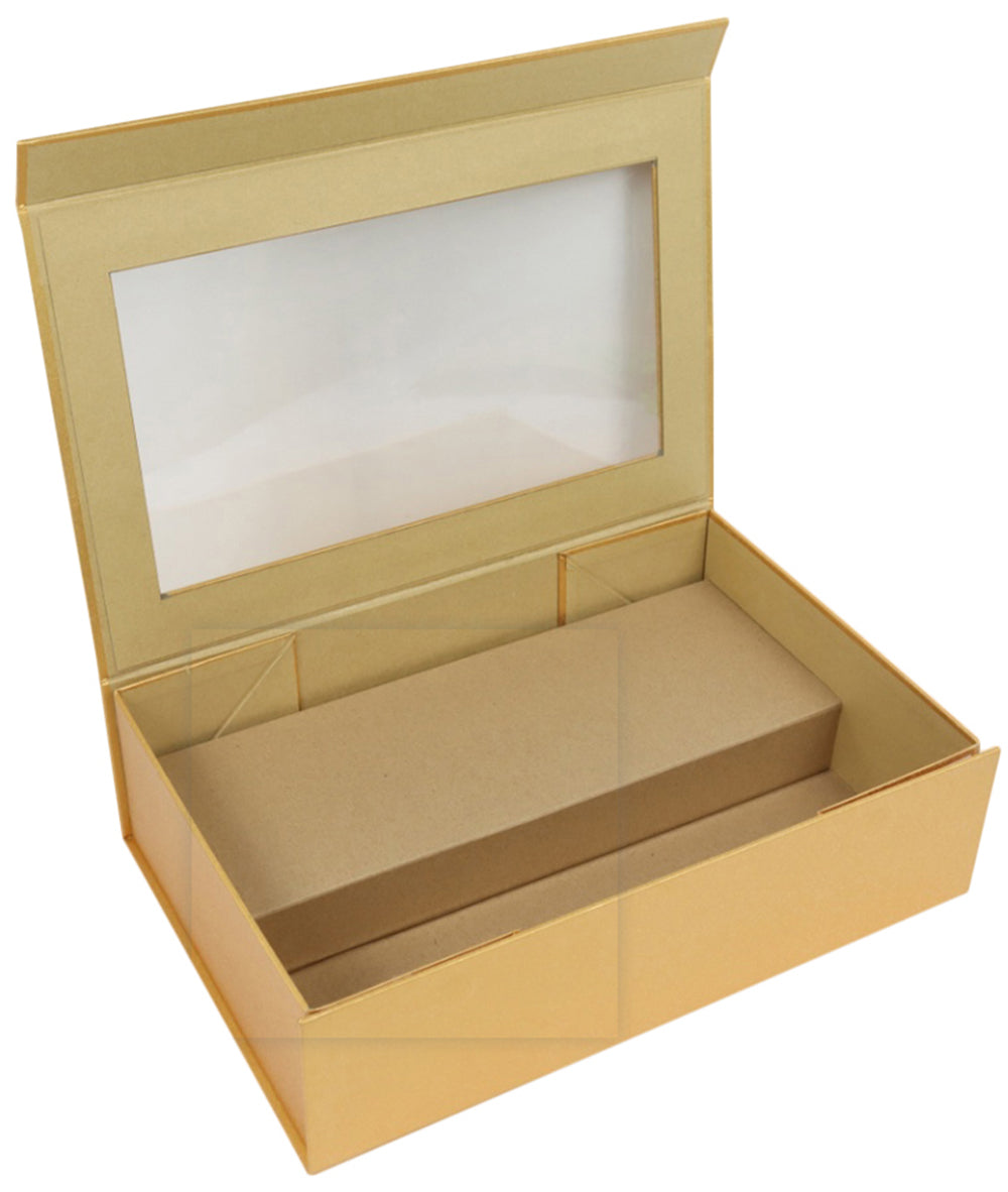 WINE BOX Paperboard Box w/ Insert for Wine Bottle