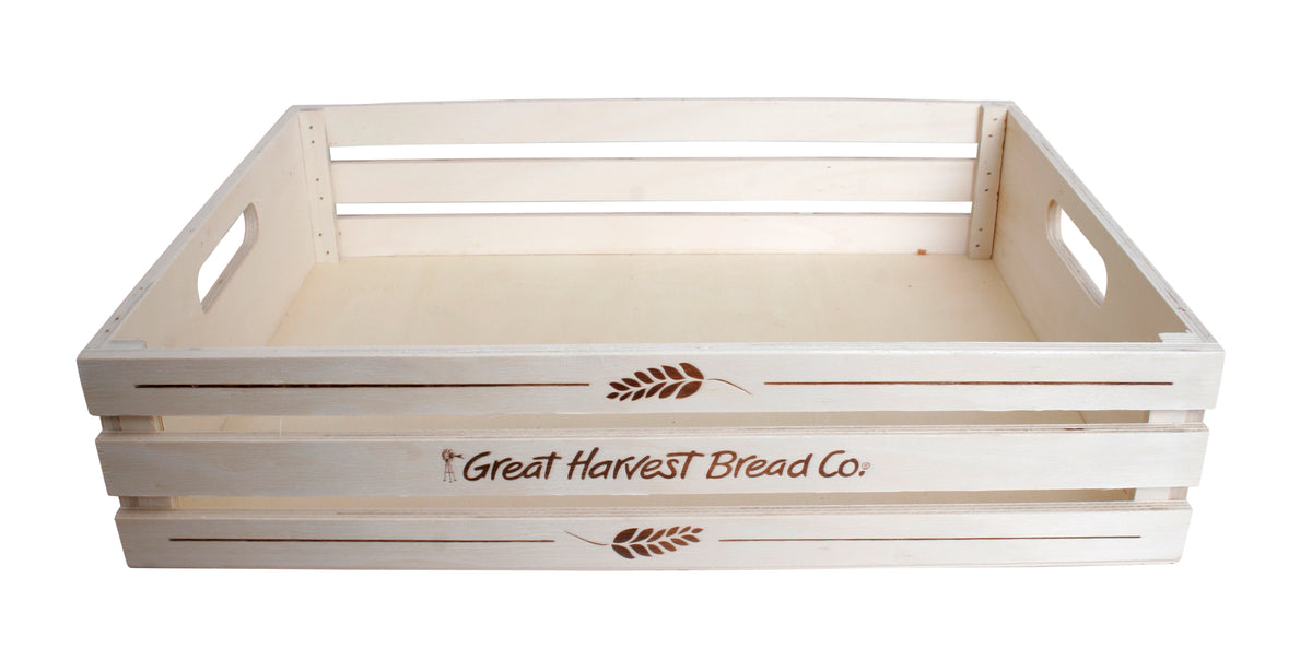 15&quot; Slatted Natural Wood Tray-Wald Imports