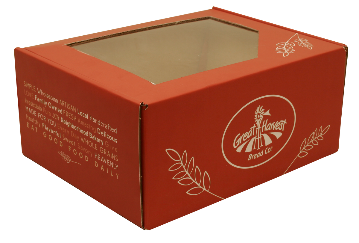 Holiday Red Baker&#39;s Box-Wald Imports