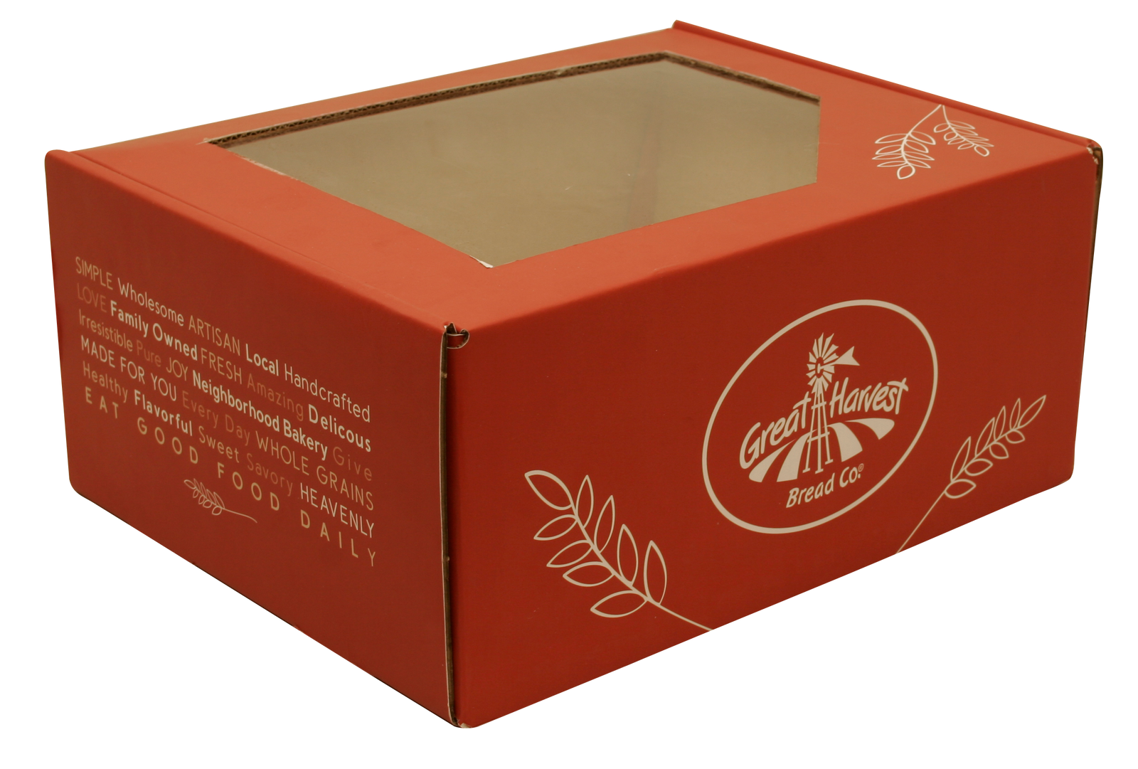 Holiday Red Baker's Box-Wald Imports