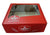 Large Holiday Red Baker's Box w/Window-Wald Imports